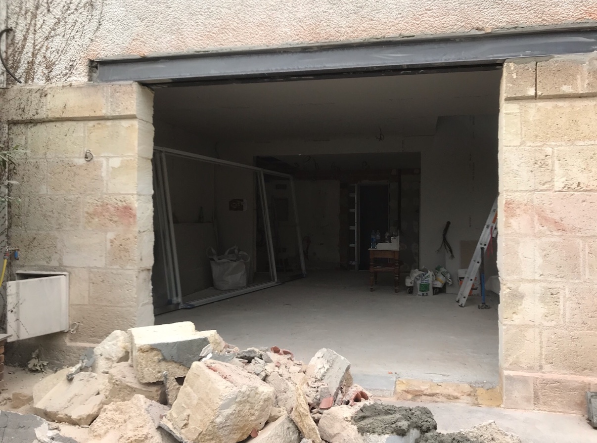 Chantier de rénovation intérieure