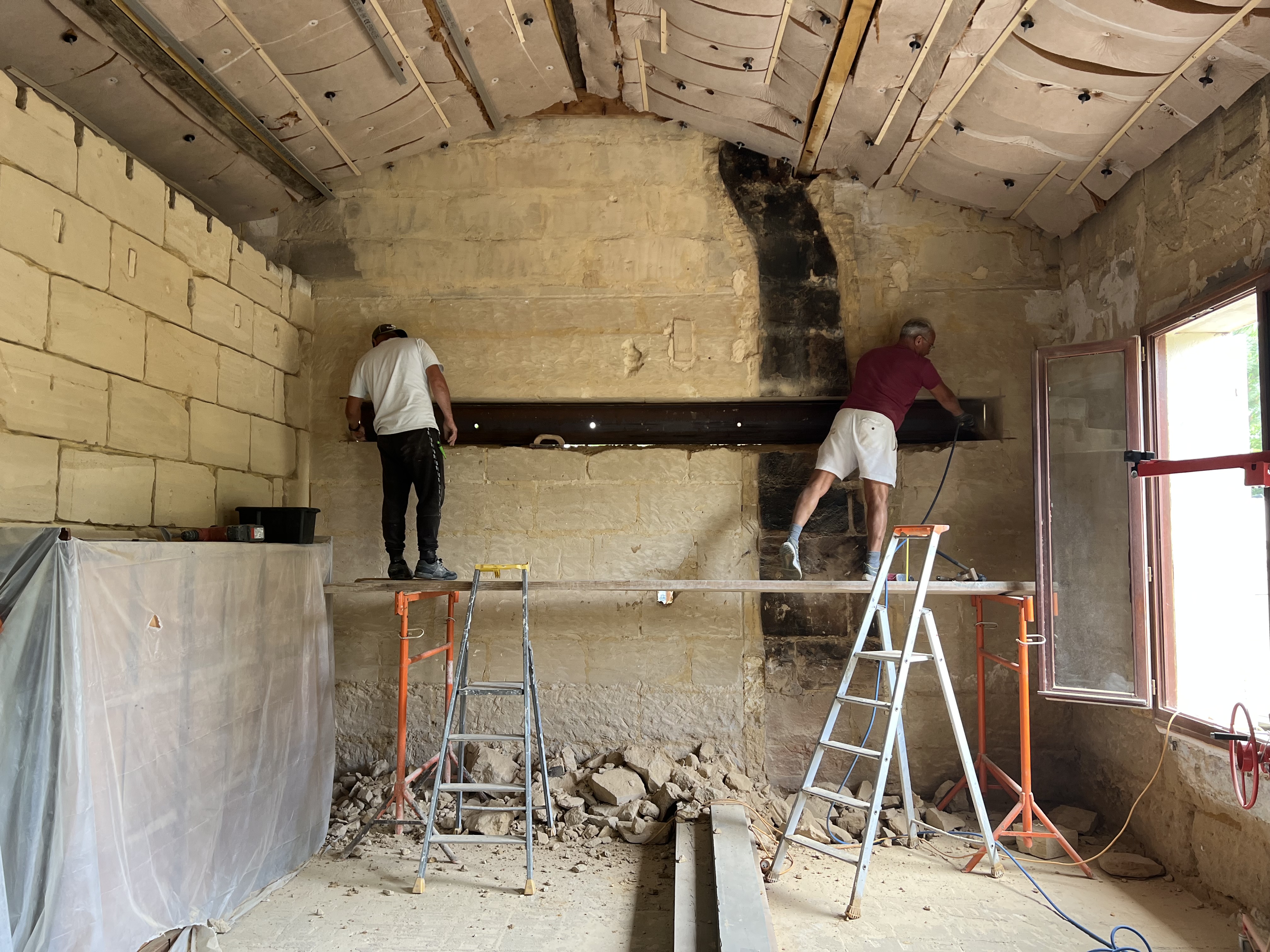 Chantier de rénovation intérieure