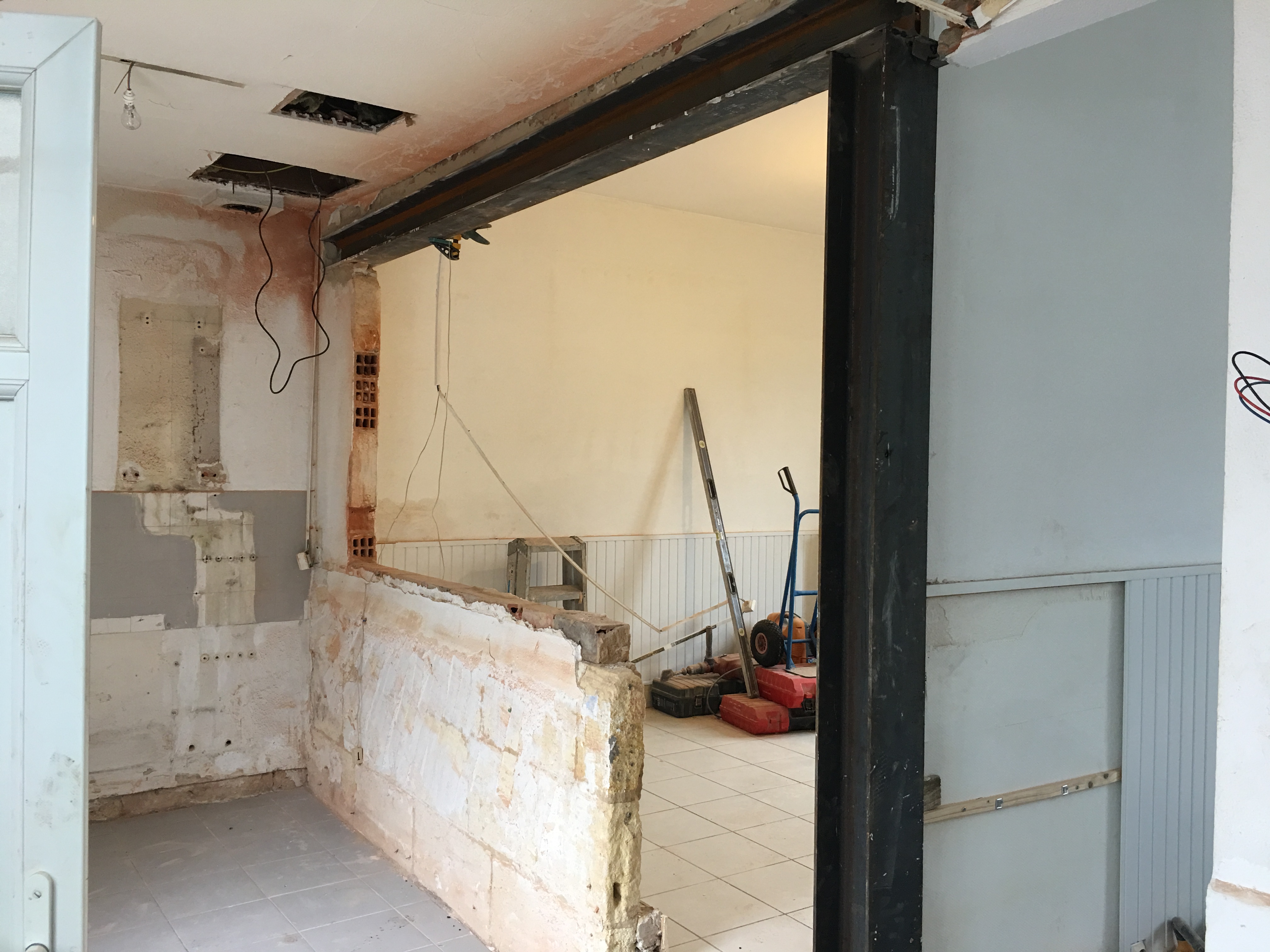 Chantier de rénovation intérieure