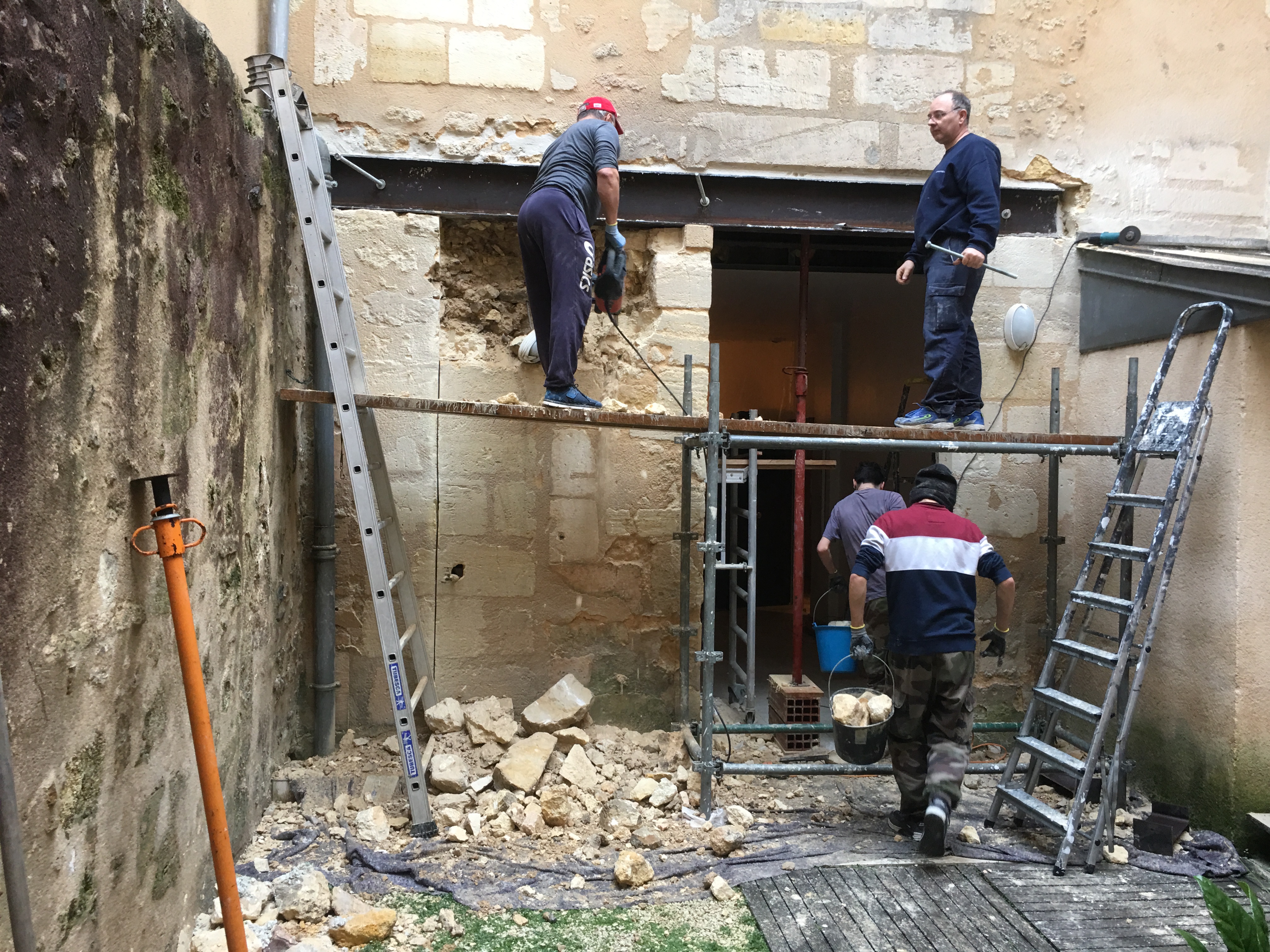 Chantier de rénovation intérieure