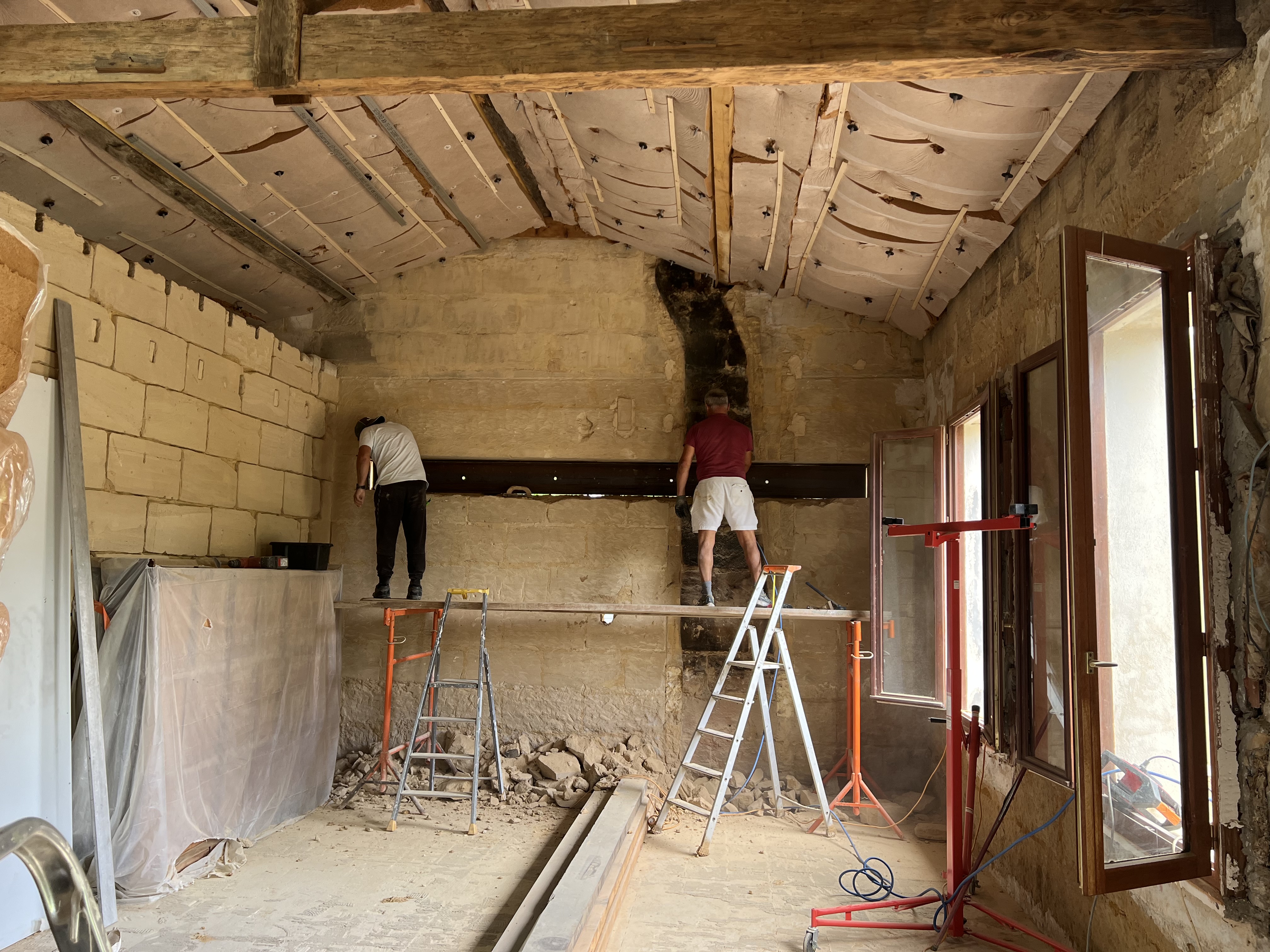 Chantier de rénovation intérieure